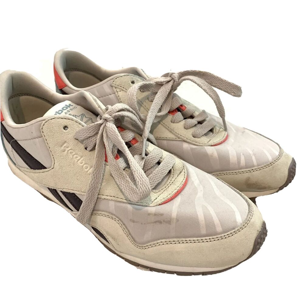 Reebok Womens 8 Shoes Classic Nylon Slim Candy Girl Trainers Sneakers